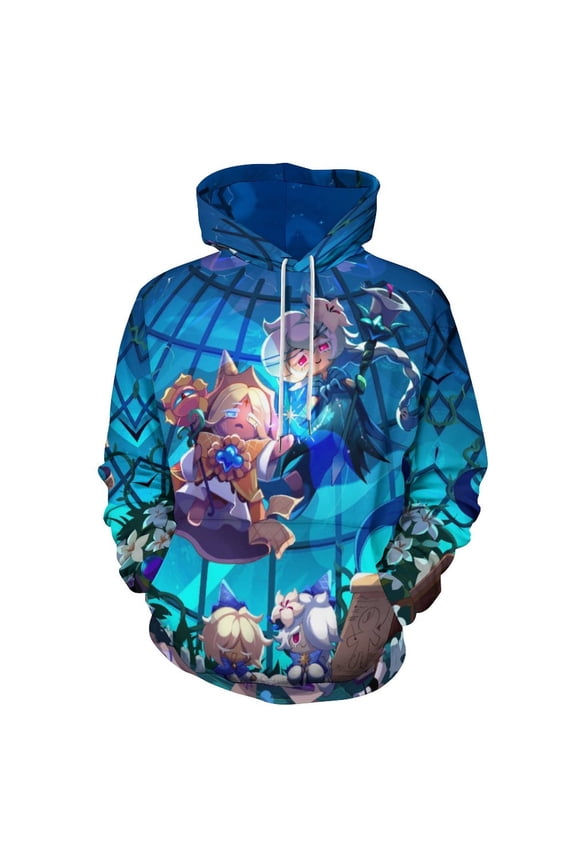 Shadow Milk Cookie Casual Hoodie Jacket Hooded Long Sleeves Sweatshirt Pullover Sweaters Women Men