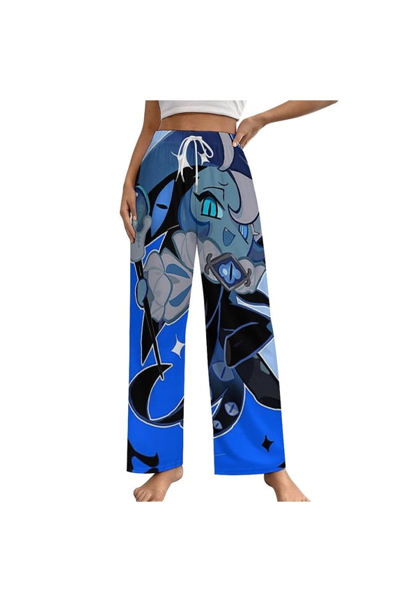 Shadow Milk Cookie Home Pajamas Long Pants Ladies Pjs Sleepwear Pant Pajama Women