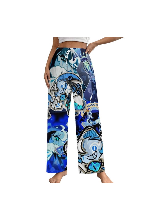 Shadow Milk Cookie Home Pajamas Long Pants Ladies Pjs Sleepwear Pant Pajama Women