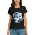 thumbnail image 1 of Shadow Milk Cookie Ladies Summer Print Fashion T-Shirt, 1 of 7
