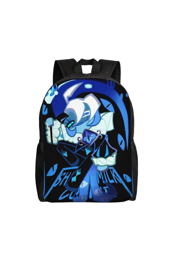 Shadow Milk Cookie Large Backpack Lightweight Laptop Bag Daypack Travel Backpack for Men Women