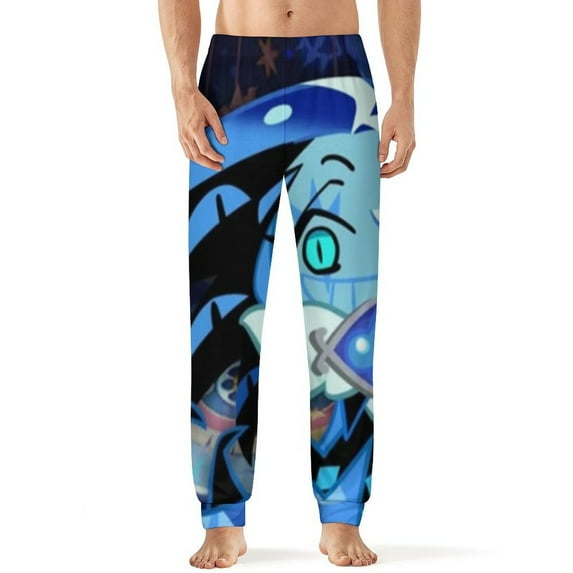 Shadow Milk Cookie Men's Sleeping Pants Soft Pajama Lounge Pants Casual Sleep Pants M