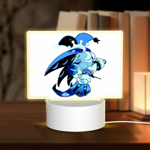 Shadow Milk Cookie Nightlight 3-Color Touch Control Acrylic Night Light Adjustable Usb Bedside Lamp Decorative