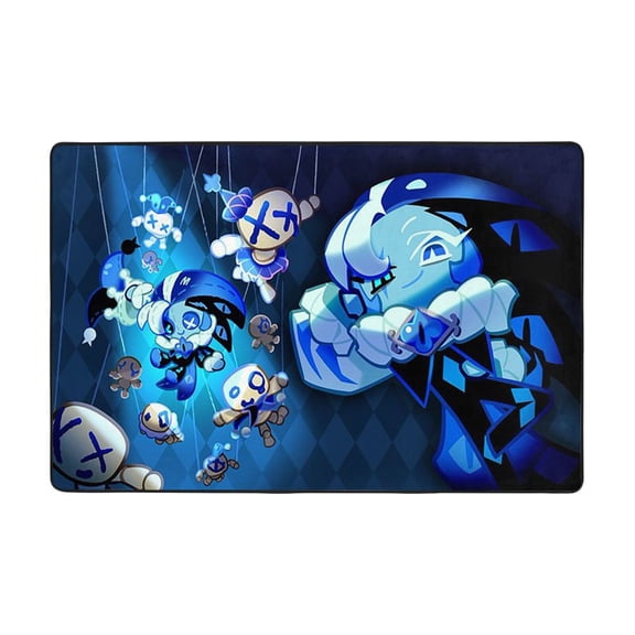 Shadow Milk Cookie Run Area Rugs 36 x 24 in Washable Cover Floor Mat Memory Foam Carpet Non-Slip Indoor Rug Carpet Bathroom Decor Kitchen Bedroom