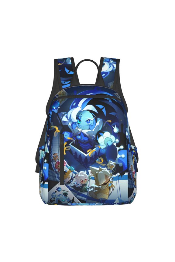 Shadow Milk Cookie Run Casual Backpack Laptop Shoulders Bag Daypack Bookbag Travel