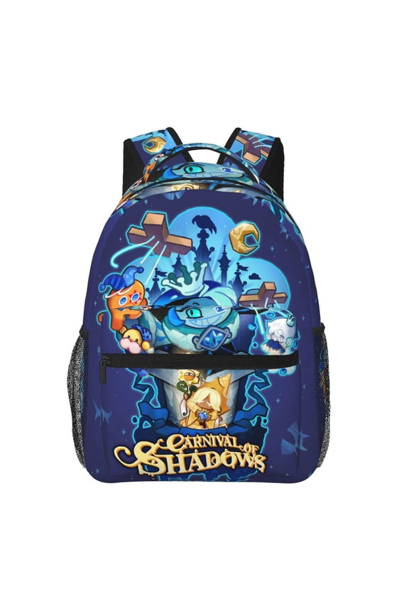 Shadow Milk Cookie Run Casual Backpacks Lightweight Backpack Shoulder Bag Camping Travel Daypack