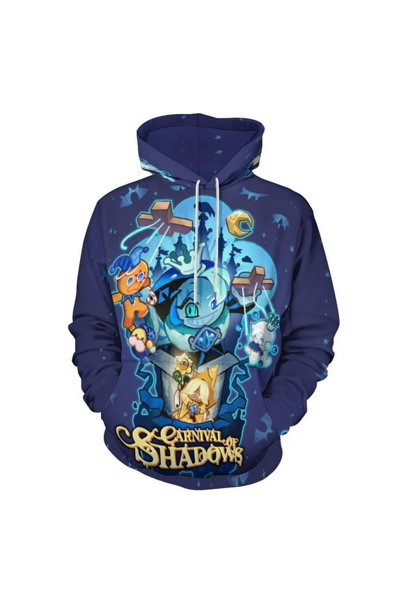 Shadow Milk Cookie Run Casual Hoodie Jacket Hooded Long Sleeves Sweatshirt Pullover Sweaters Women Men