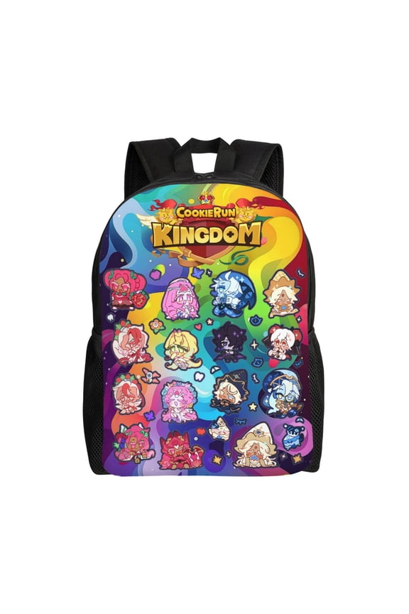 Shadow Milk Cookie Run Lightweight Backpack Laptop Shoulders Bag Bookbag Daypack Travel Women Men