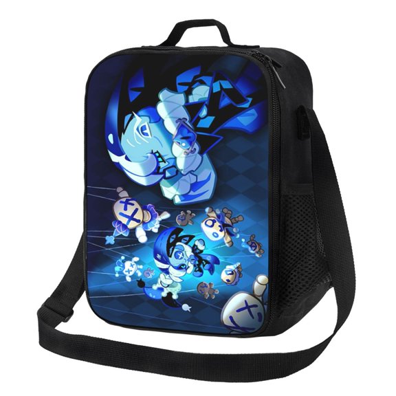 Shadow Milk Cookie Run Lunch Bags Tote Shoulder Bag Insulated Lunch Box Picnic Beach Work