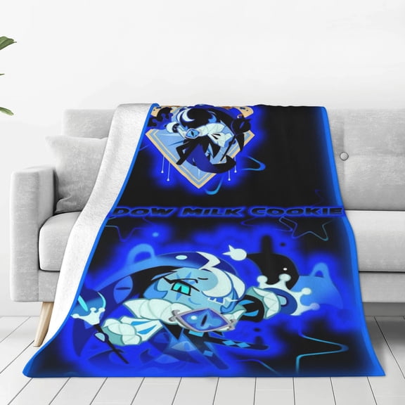 Shadow Milk Cookie Soft Micro Fleece Blanket Throw Lightweight Flannel Blankets for Bed Couch Sofa