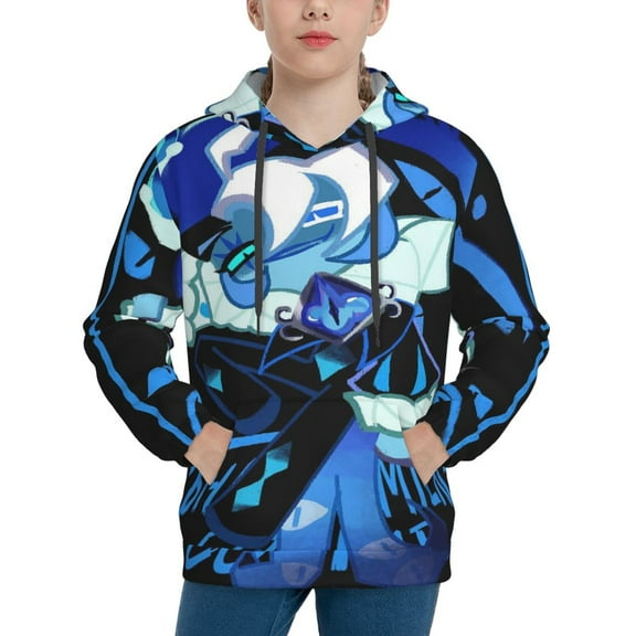 Shadow Milk Cookie Teen Hoodies Sweatshirts Pullover Long Sleeves Hooded Graphic Hoodie for Boys Girls