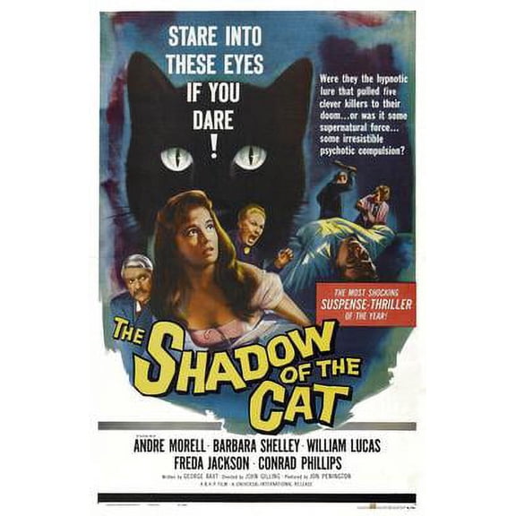 Shadow Of The Cat Movie Poster Reprint 27inx40in for any room 27x40 Square Adults Z Posters