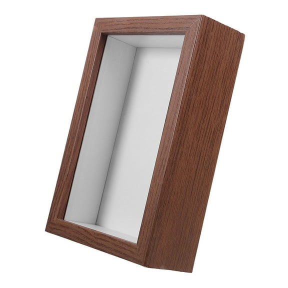Shadow Photo Frame Wood Dried Flower Storage Box Empty Dried Flower Frame