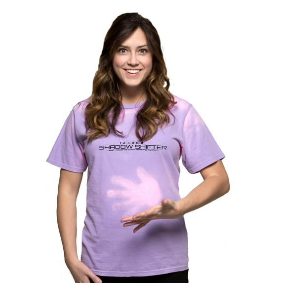 Shadow Shifter Color Changing Adult Short Sleeve Purple to Pink T-Shirts for Men and Women - Heat Reactive Shadow Shifter like 90s Hypercolor (Purple to Pink tshirt, 2XL)