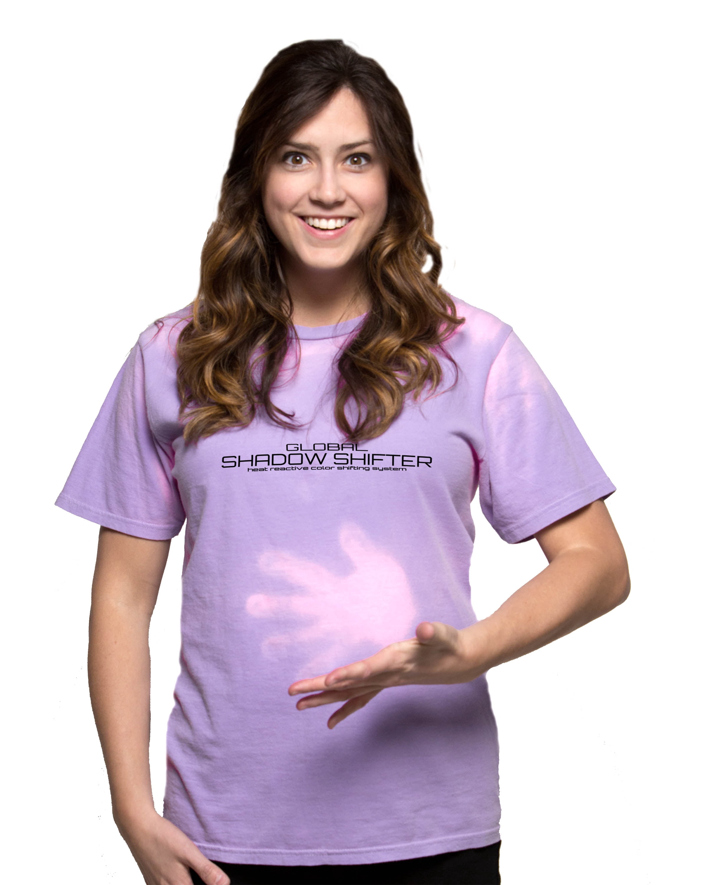 Shadow Shifter Color Changing Adult Short Sleeve Purple to