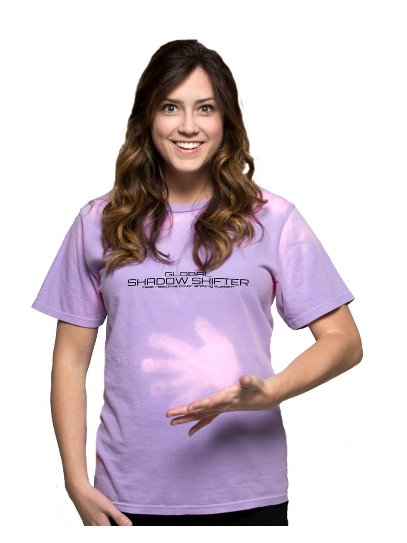 Shadow Shifter Color Changing Adult Short Sleeve Purple to Pink T