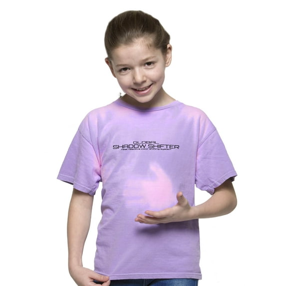 Shadow Shifter KIDS Heat Reactive Color Changing T-Shirt Like Hypercolor (Purple, Youth Small)