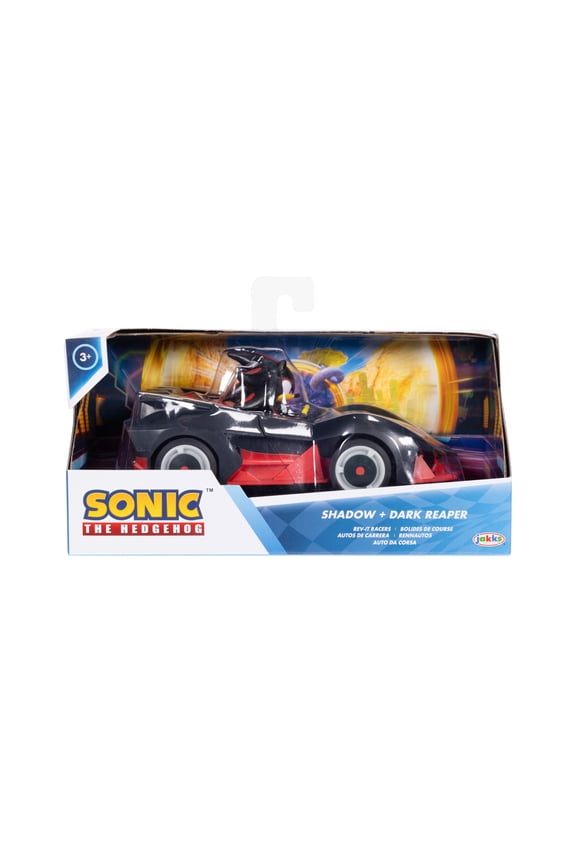 The Hedgehog Shadow Dark Reaper Rev-it Racer Toy Car for Child Ages 3+