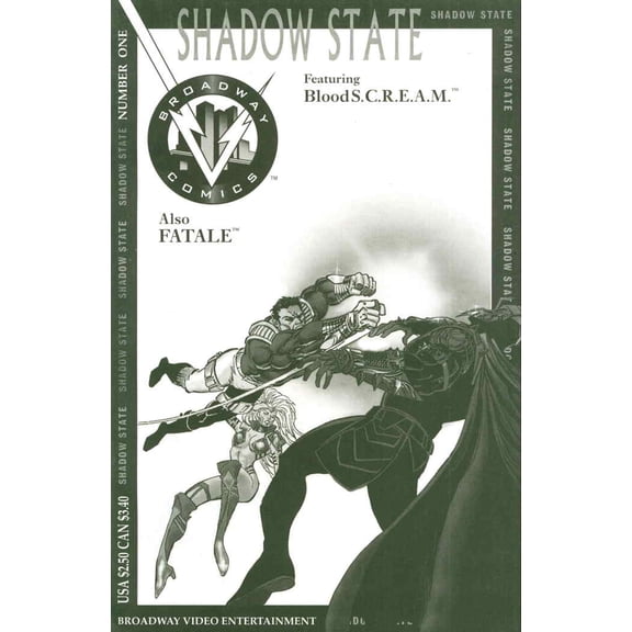 Shadow State Ashcan #1 VF ; Broadway Comic Book