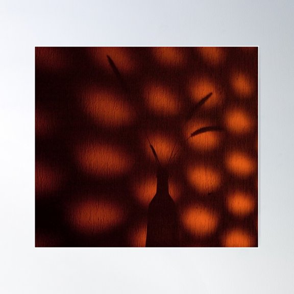 Shadow Texture Poster Wall Art, Modern Wall Decor For Living Room Bedroom, 16x24 UNFRAMED