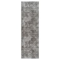thumbnail image 1 of Shadow Thandi Transitional Geometric Silver Area Rug, 2x6, 1 of 6