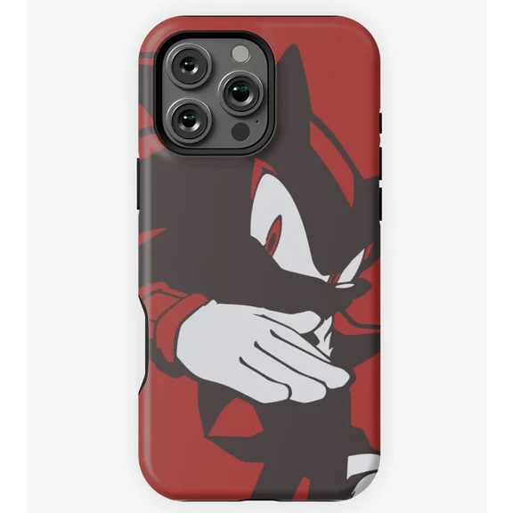 Shadow The Hedgehog Gaming Anime iPhone 11 12 13 14 15 16 17 Pro Max Phone Cover