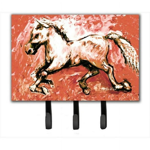 Shadow The Horse In Red Leash Or Key Holder