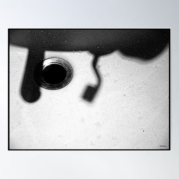 Shadow Toothbrush Poster Wall Art, Modern Wall Decor For Living Room Bedroom, 12x18 UNFRAMED