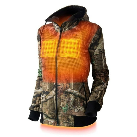 Shadow Women's Heated Hunting Hoodie - Available in Mossy Oak® and Real Tree® by Gobi Heat