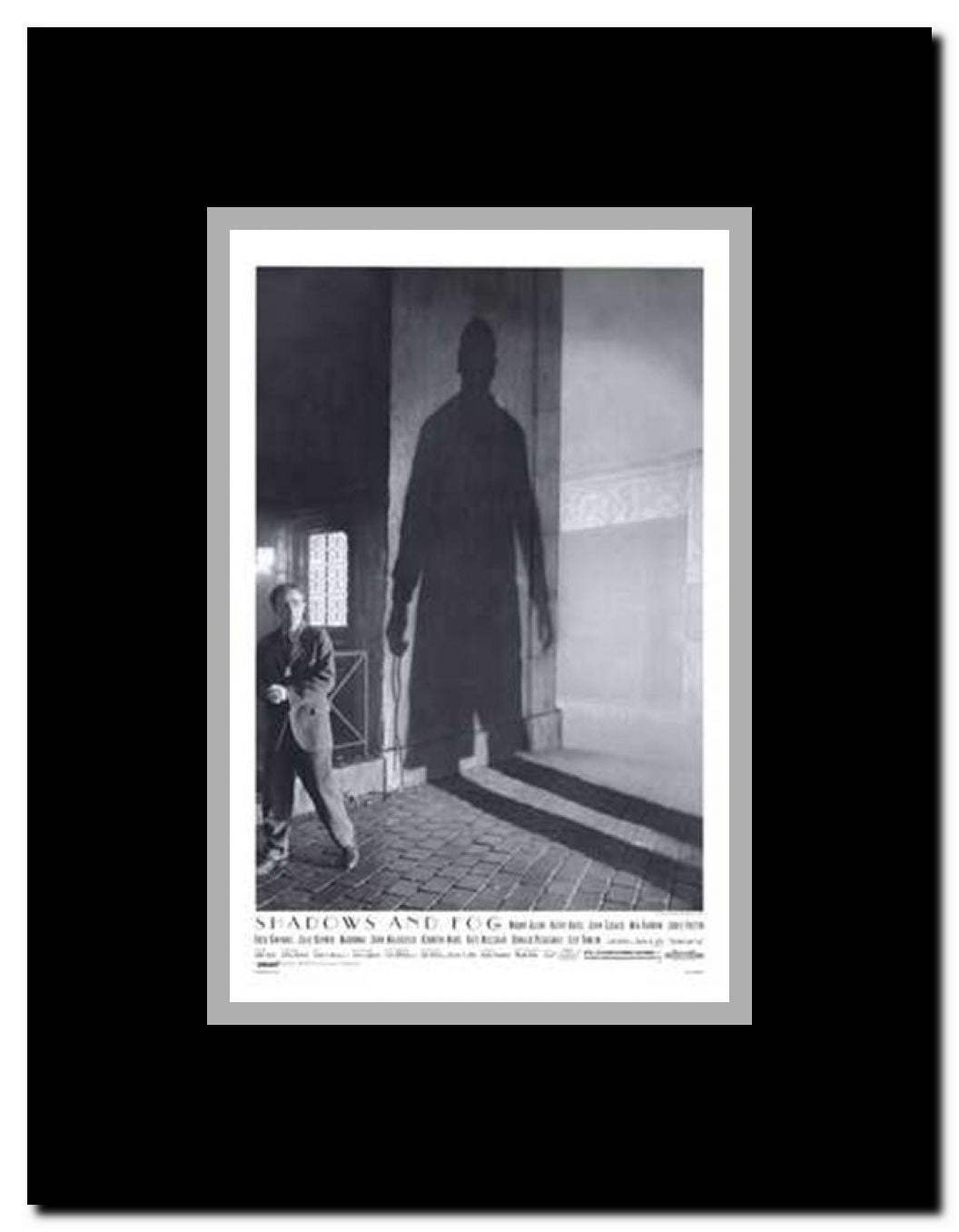 Shadow and Fog Framed Movie Poster