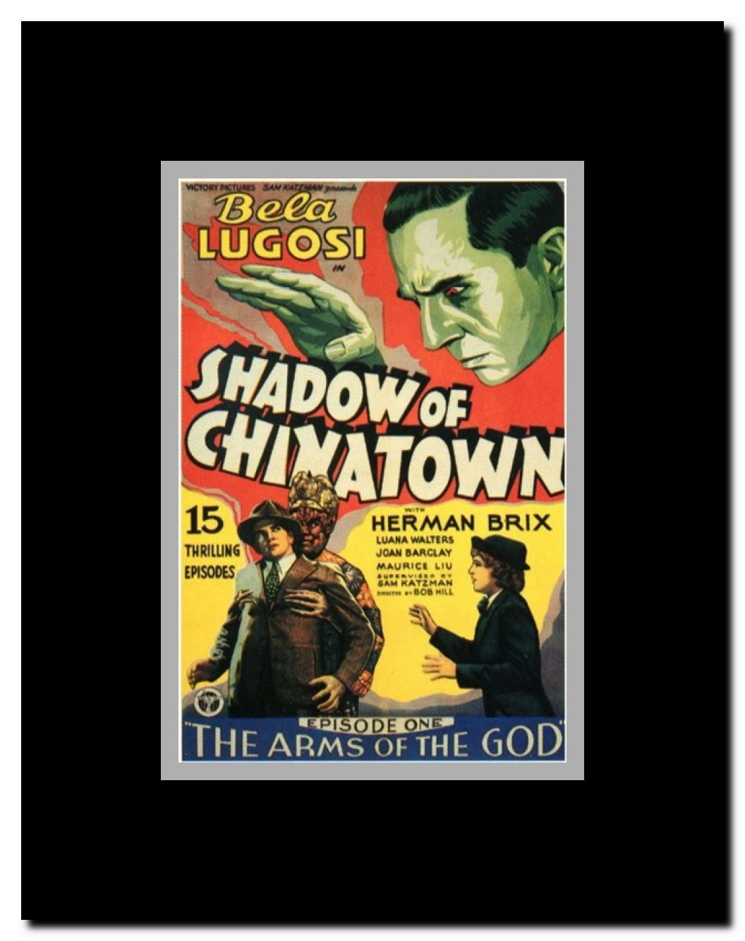 Shadow of Chinatown Framed Movie Poster