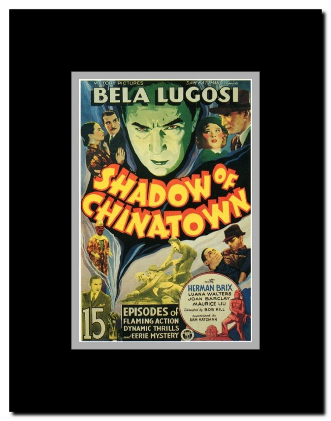 Shadow of Chinatown Framed Movie Poster