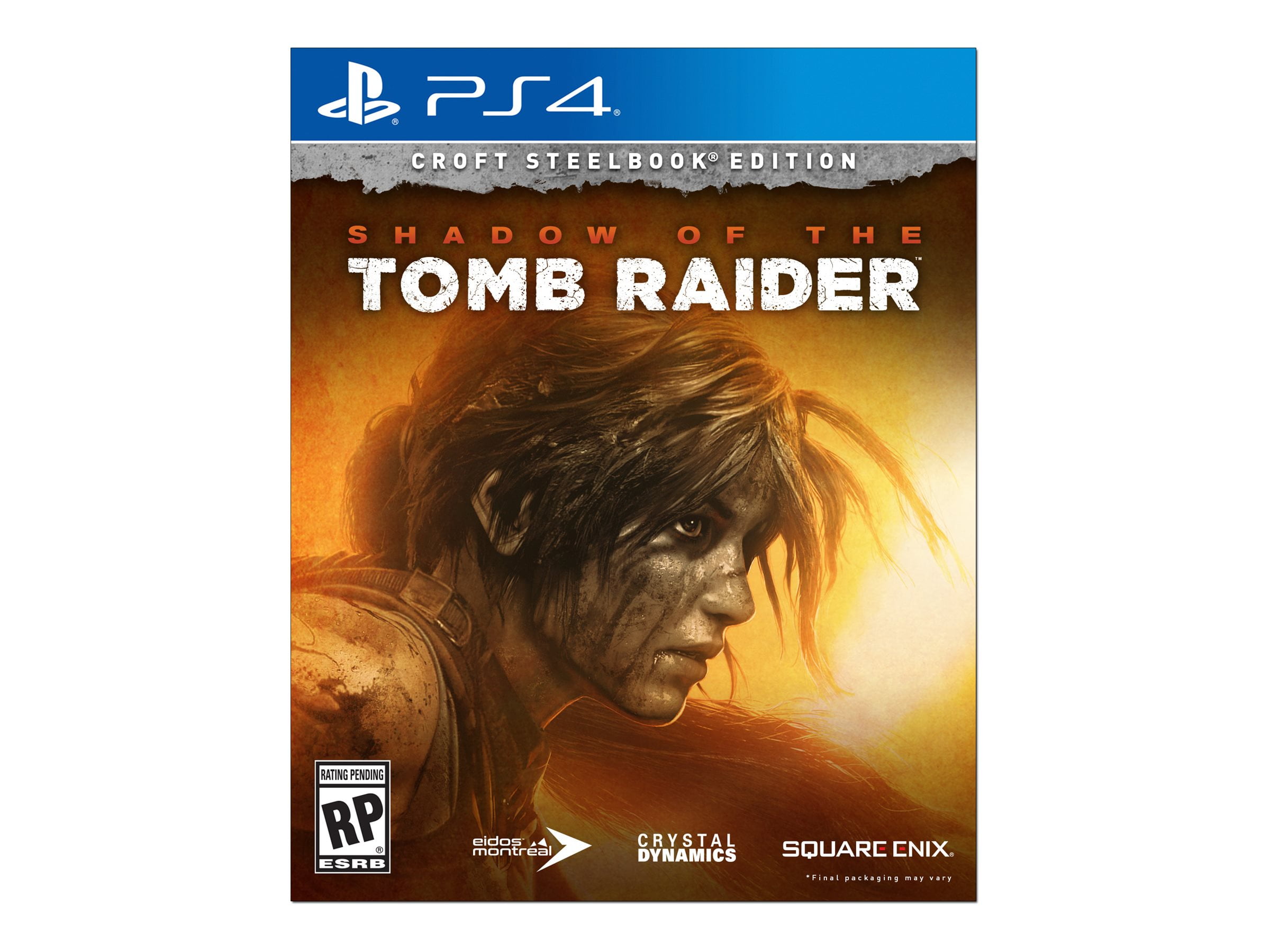 Shadow of Tomb Raider Croft Edition Steelbook, Square Enix, PlayStation 4,  662248921358 - Walmart.com