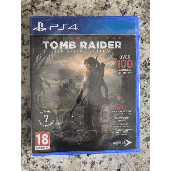 Shadow of Tomb Raider Definitive Edition PlayStation 4 Brand New Factory Sealed