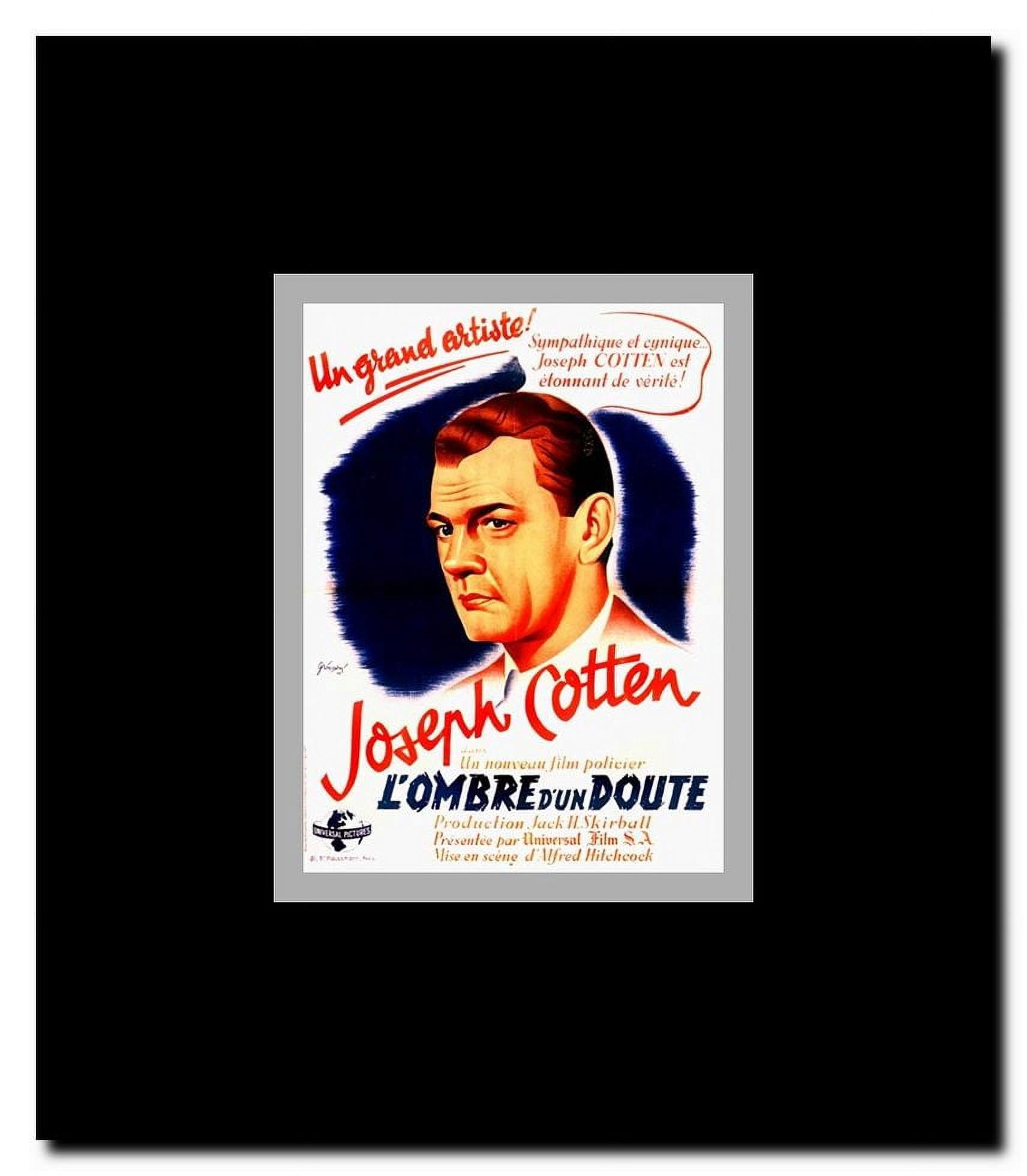 Shadow of a Doubt Framed Movie Poster