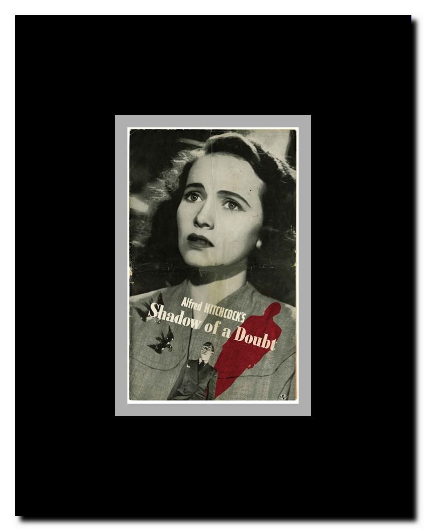 Shadow of a Doubt Framed Movie Poster