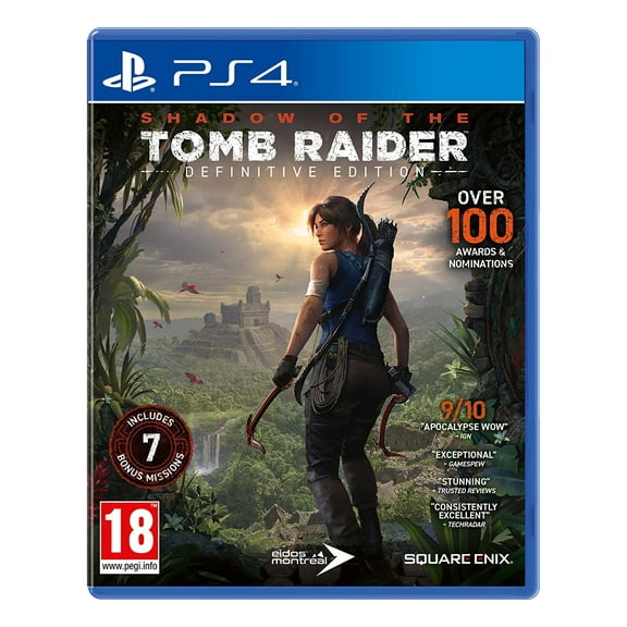 Shadow of the Tomb Raider Definitive Edition (Playstation4 PS4) includes full game with 7 BONUS missions