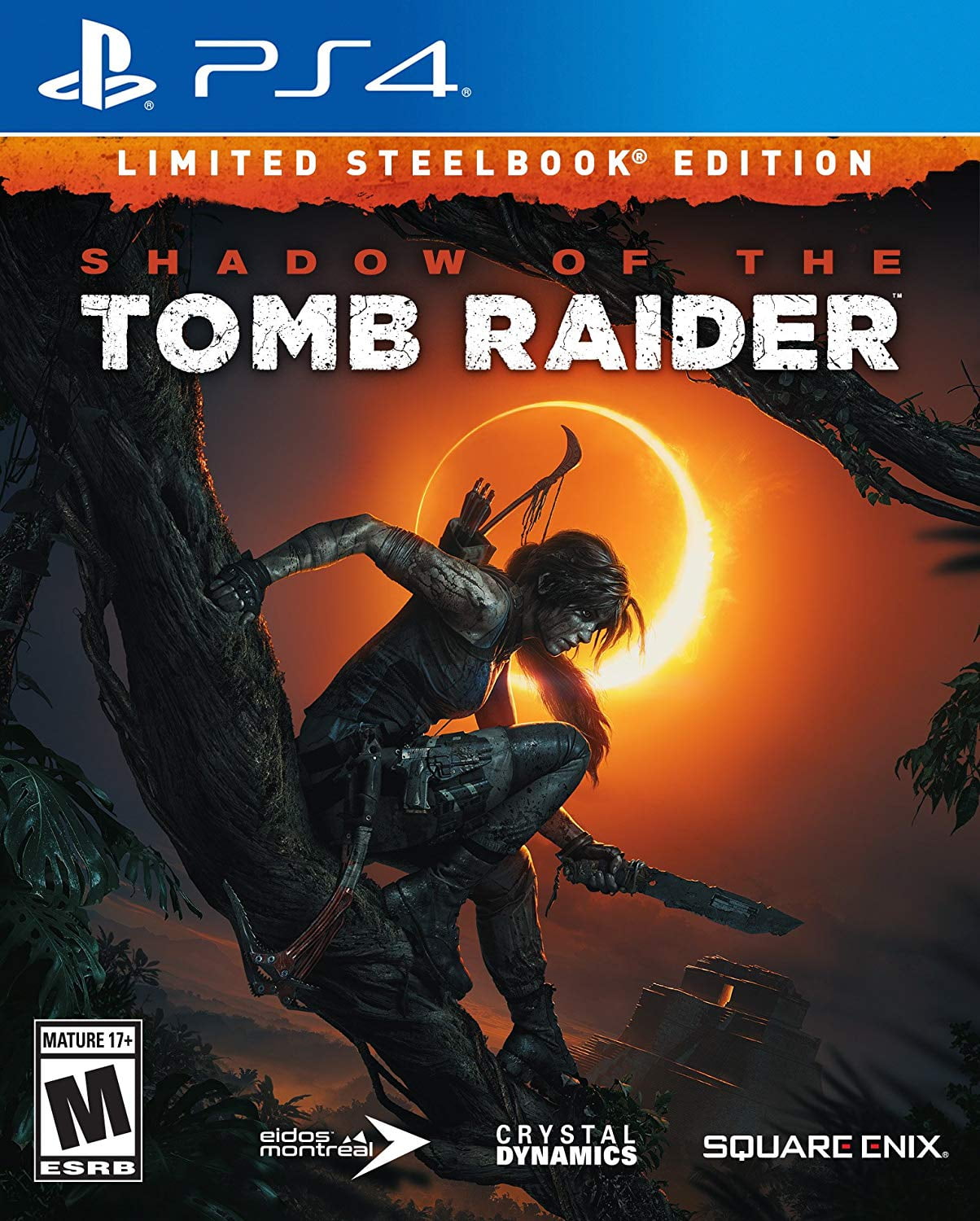 Shadow of the Tomb Raider Limited Steelbook Edition, Square Enix, PlayStation 4, 662248920894