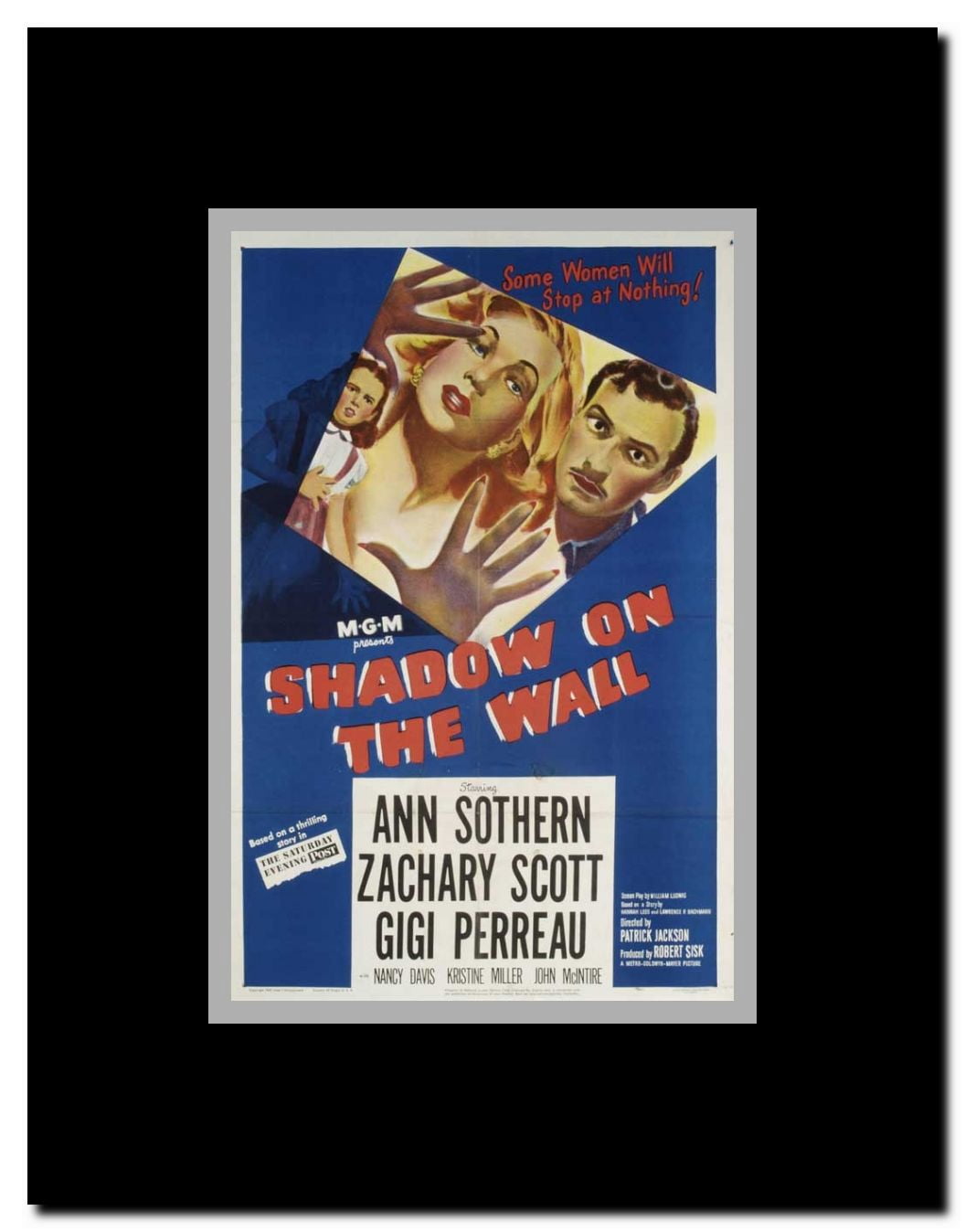 Shadow on the Wall Framed Movie Poster