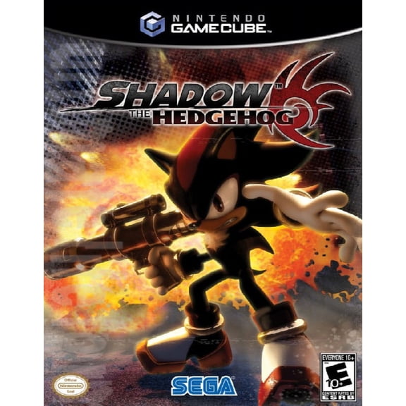Restored Shadow the Hedgehog by SEGA Nintendo GameCube Shooter Video Game, Parental Controls, 4 Offline Players