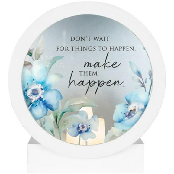 Shadowbox-Don't Wait-LED Tabletop (5.75" x 5.75" x 3")