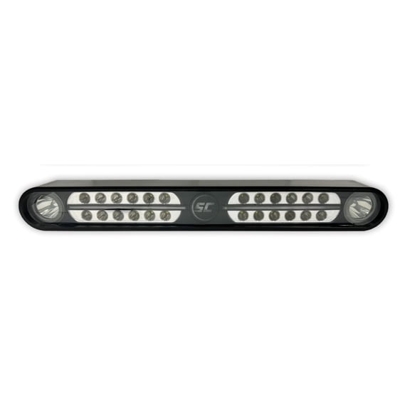 Shadow Caster Eagle Ray Light Bar Dual Optics Black Housing 12/24v
