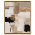 thumbnail image 1 of Shadowed Plains II Canvas Print Neutral Boho Art by Art Remedy, Gold Frame, 36 x 45, 1 of 6