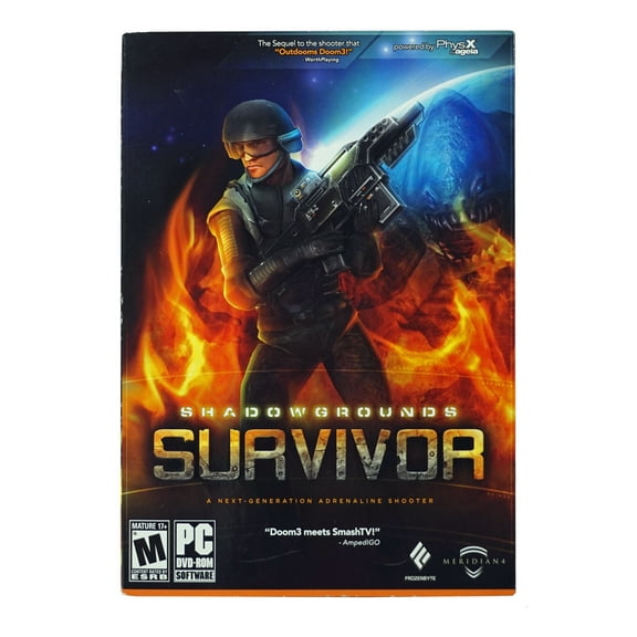 Shadowgrounds Survivor PC DVD-ROM - A Next Generation Adrenaline Shooter