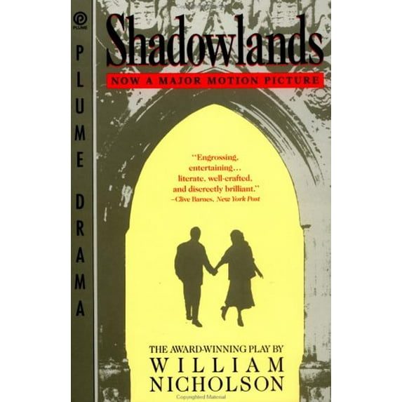 Pre-Owned Shadowlands: A Play (Plume) (Paperback) 0452267323 9780452267329