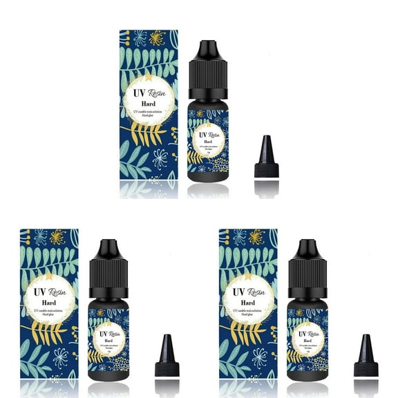 Shadowless glue/ Resin Curing Resin Hard Transparent Curable Activated Epoxy Resin For Resin Casting And Coating DIY Fabrication(10ml)