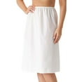 thumbnail image 1 of Shadowline Large 1090 Cool Cotton 25" Half Slip Shapewear, White, 1 of 1