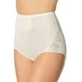 thumbnail image 1 of Shadowline Lingerie by Velrose Nylon Full Brief Panty with Lace, 3-Pack 17082/17082X-3PK, 1 of 7