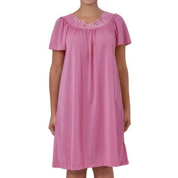 Shadowline Petals Short Sleeve Gown - 36280