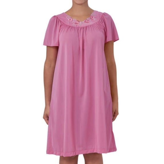 Shadowline Petals Short Sleeve Gown - 36280
